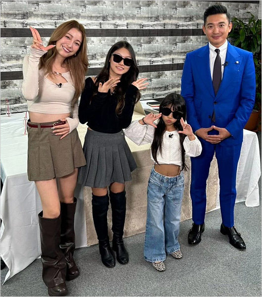 木下優樹菜と子供『突然ですが占ってもいいですか？』出演画像