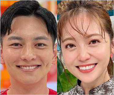 フジテレビ大川立樹アナと妻の東海テレビ森夏美アナ