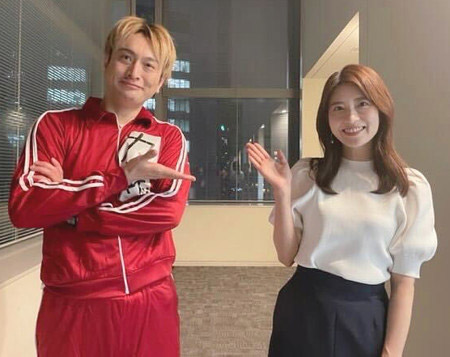 JPと郡司恭子アナウンサー