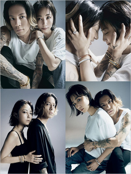 降谷建志とMEGUMI『VOGUE JAPAN』Tiffanyモデル画像