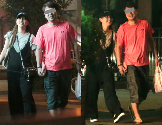 はいだしょうこと元旦那の2ショット画像