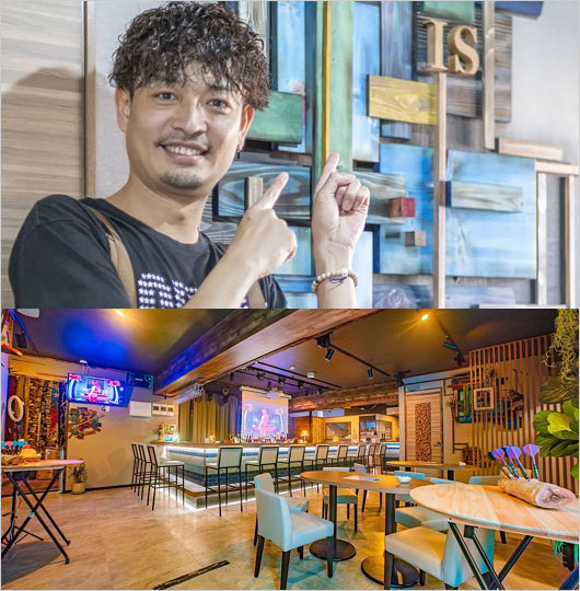中村昌也が店長の宮古島のバー『BAR…Is』店内画像