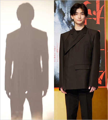 ゴチ25新メンバーAと高橋文哉のシルエット比較画像