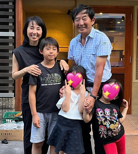 石田純一・東尾理子と子供たちの画像