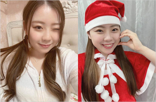 紀平梨花選手がインスタグラム投稿のツインテール&サンタコスプレ画像