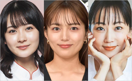 畑芽育・川口春奈・木南晴夏