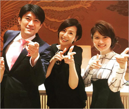 news every.司会の藤井貴彦・陣内貴美子・鈴江奈々