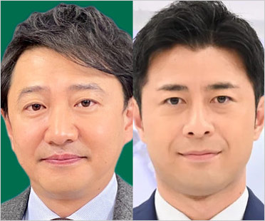 青井実アナと榎並大二郎アナ