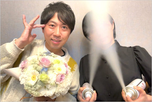 ヤジマリー。と結婚相手の奥さんの画像