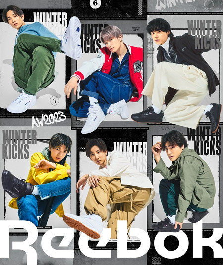 SixTONESとReebokコラボ画像