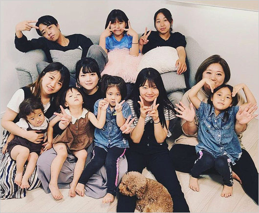 美奈子と子供たちの画像