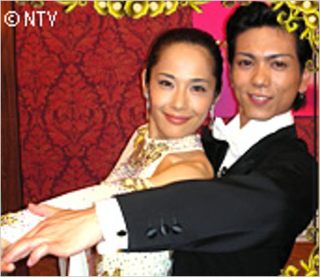 富田靖子と元夫『シャル・ウィ・ダンス?~オールスター社交ダンス選手権~』共演当時の画像