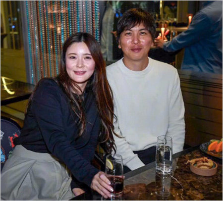 水原一平通訳と妻の２ショット画像