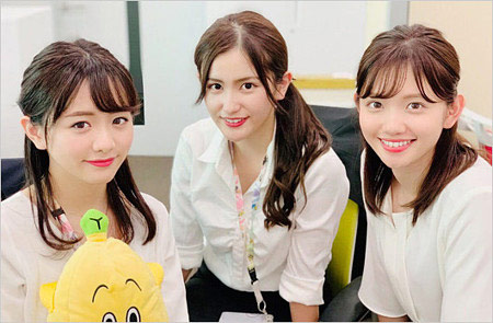 森香澄アナ・池谷実悠アナ・田中瞳アナ