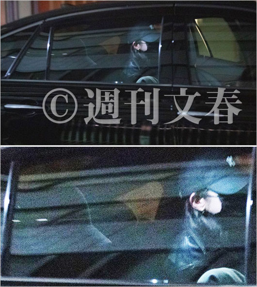 LE SSERAFIMカズハと＆TEAM・Kの密会画像（週刊文春撮影）