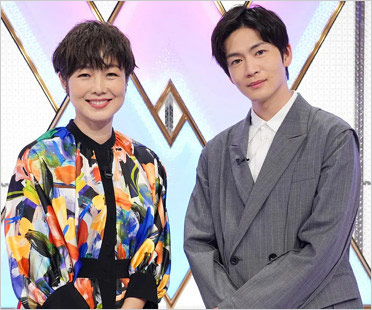 with MUSIC司会の有働由美子アナ&松下洸平