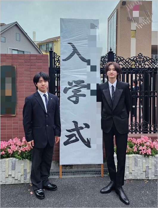 市村優汰の入学式画像