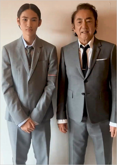 市村正親と長男・市村優汰