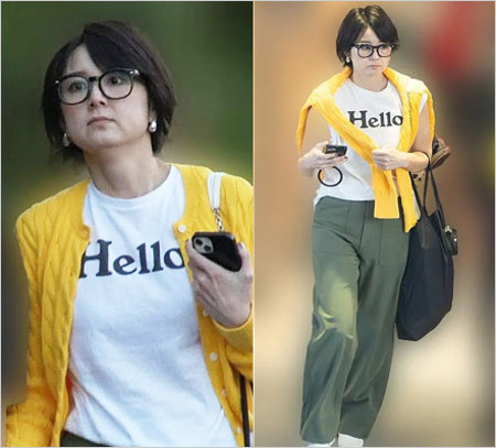 秋元優里の私服画像