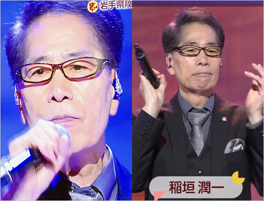 稲垣潤一『NHKのど自慢』で『哀しみのディスタンス』歌唱時の画像
