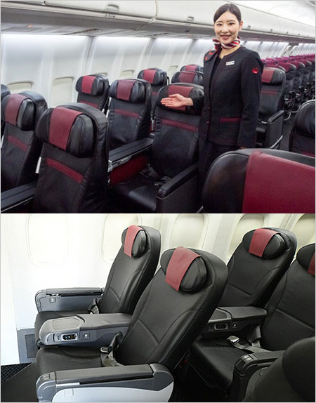 JAL国内線シート・クラスJ