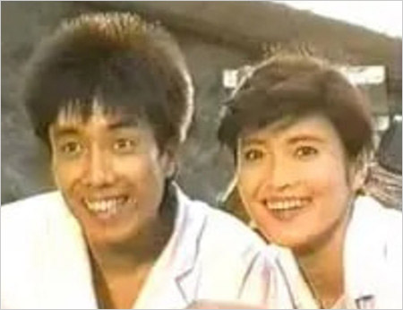 長渕剛と妻・志穂美悦子がドラマ『親子ゲーム』共演時の画像