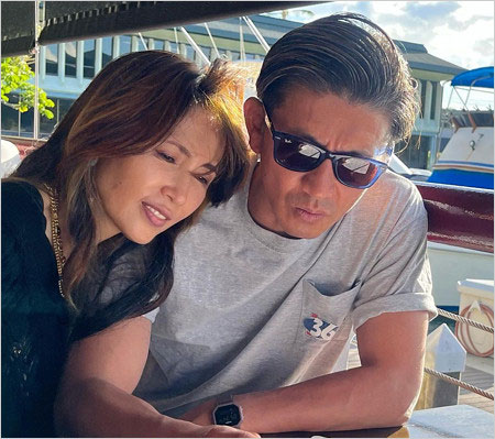 木村拓哉と工藤静香の2ショット画像