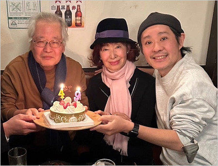 三田佳子と夫・高橋康夫、長男・森宮隆