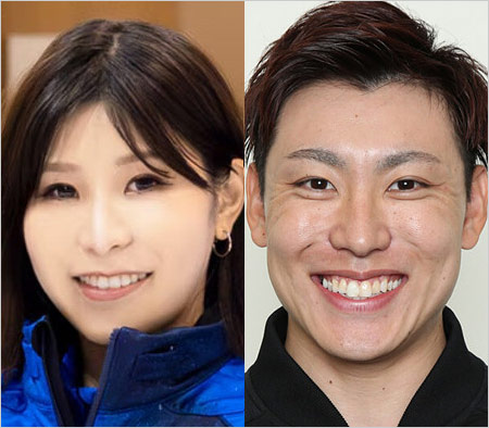 ロコ・ソラーレ吉田夕梨花選手と夫のスピードスケート新濱立也選手