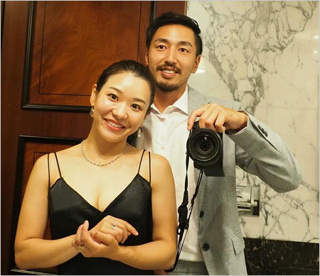 吉田知那美選手と旦那・河野恭介(アルペンスキーコーチ)