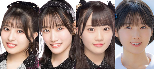 KLP48移籍の行天優莉奈・黒須遥香・山根涼羽・甲斐心愛