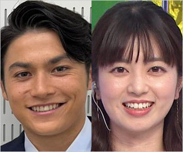 テレビ朝日・所村武蔵アナ&テレビ東京・中根舞美アナ