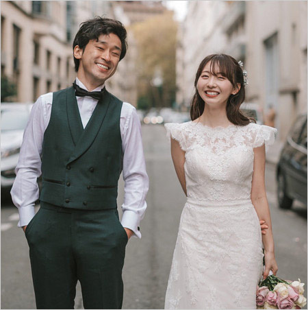 東海オンエアとしみつと結婚相手の妻まこち2ショット画像