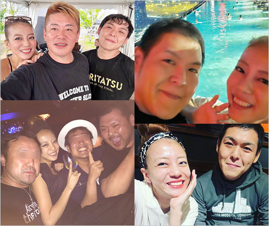 あびる優と末富信シェフの画像