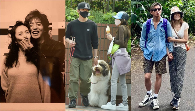 木村拓哉と工藤静香の2ショット画像