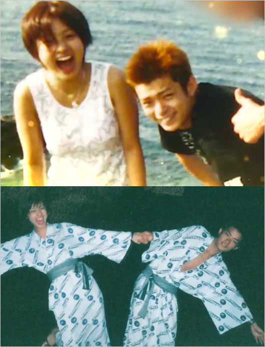 上戸彩と2番目の兄2ショット画像(しゃべくり007より)