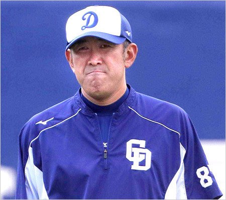 門倉健が中日ドラゴンズ2軍投手コーチ時代の画像