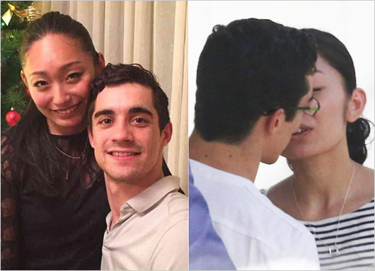 安藤美姫と元彼氏ハビエル・フェルナンデスのキス画像