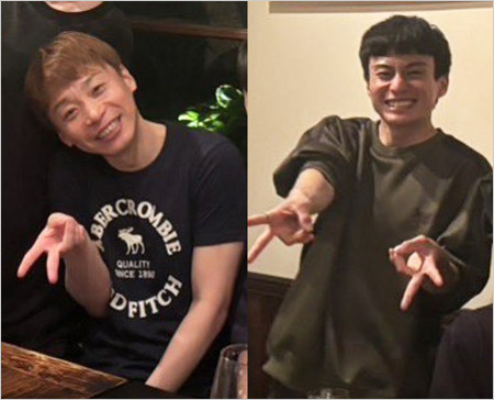 池添謙一騎手と富田暁騎手が喧嘩前の飲み会での画像