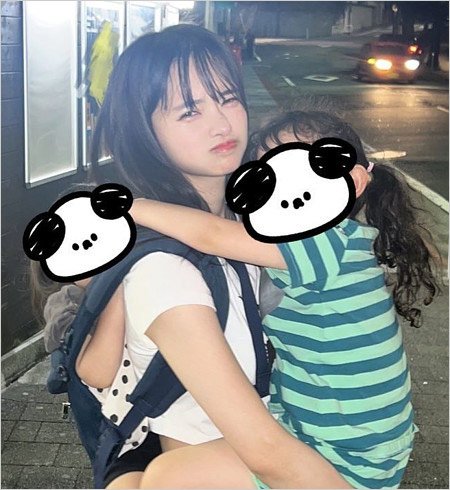 シングルマザーアイドル藤咲凪と子供の画像