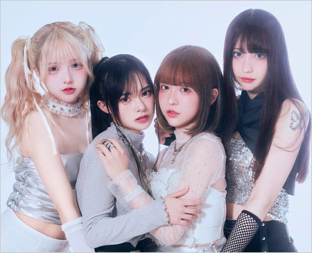 最終未来少女のメンバー画像（テン・藤咲凪・小野緑・ユイカ）