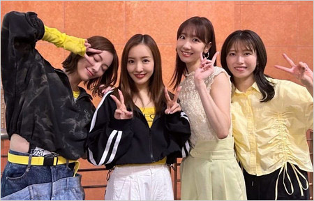 それスノ出演の松井珠理奈、板野友美、柏木由紀、横山由依