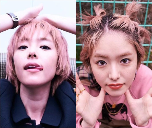 唐田えりかピンクヘアーにイメチェン画像