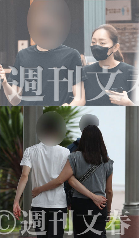 安藤美姫と16歳教え子の手繋ぎデート画像(週刊文春より)