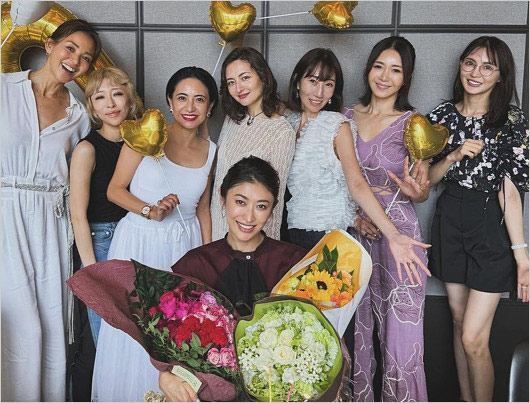 山田優誕生日会参加の加藤ミリヤ、押切もえ、SHIHO、エリーローズらの画像