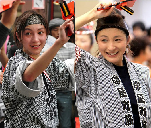 広末涼子がよさこい祭り参加時の画像