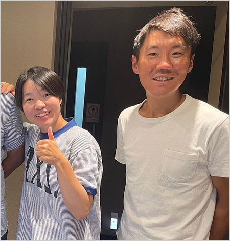 イモトアヤコと中島健郎(イッテQ登山部カメラマン)