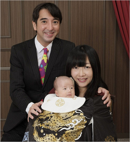 黒田勇樹と再婚相手・珠居ちづると子供の画像