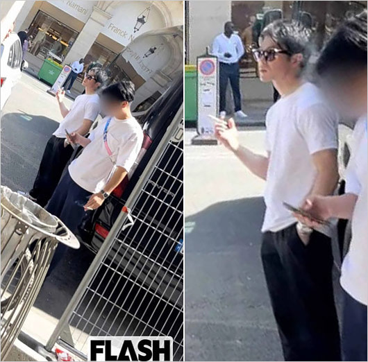 内村航平がパリでタバコ喫煙画像