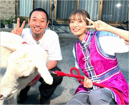 内田理央と千鳥・大悟